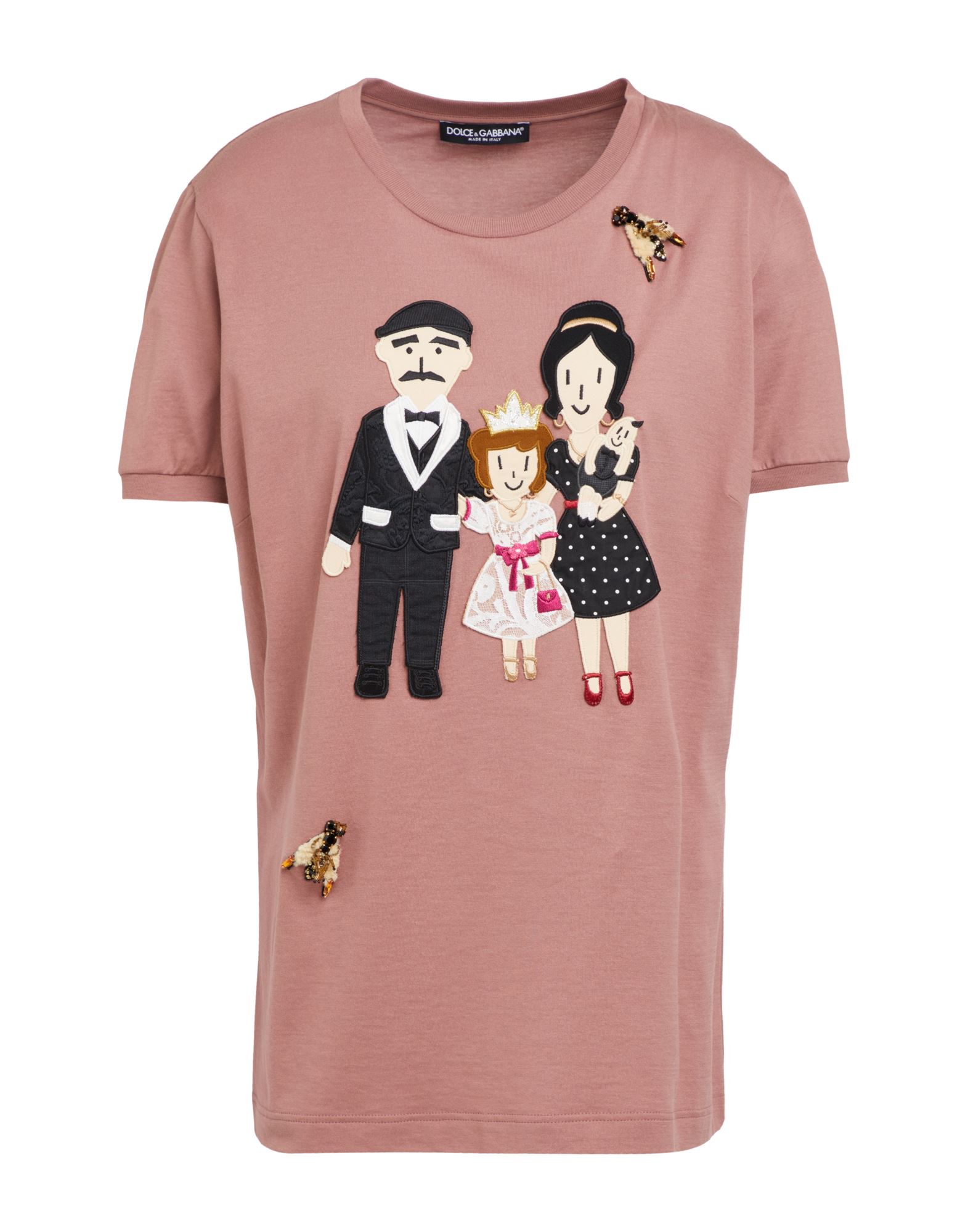 DOLCE&GABBANA T-shirts Damen Hellbraun von DOLCE&GABBANA