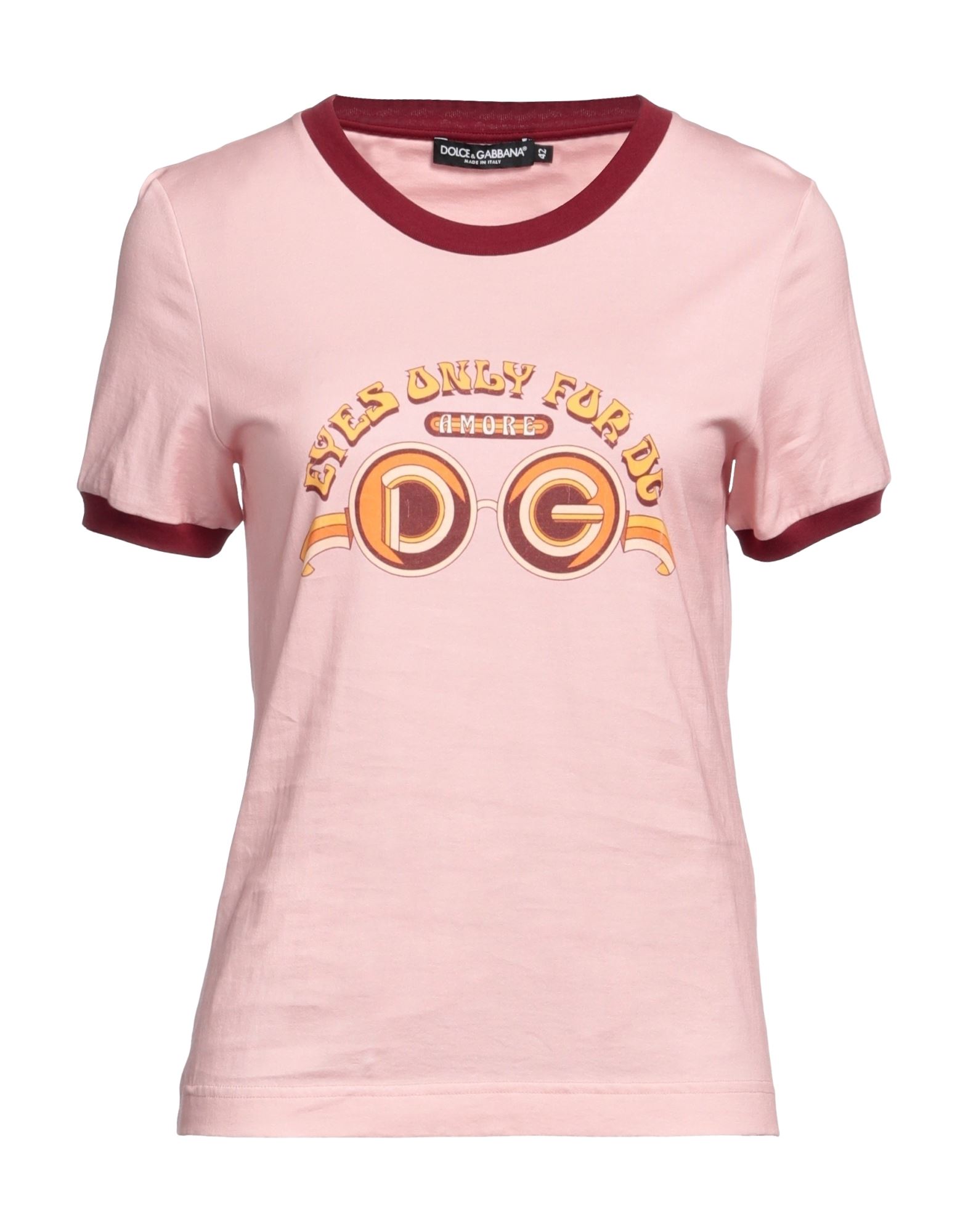 DOLCE&GABBANA T-shirts Damen Hellrosa von DOLCE&GABBANA