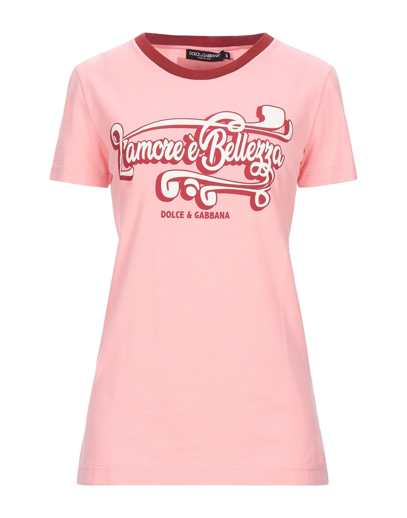 DOLCE&GABBANA T-shirts Damen Rosa von DOLCE&GABBANA