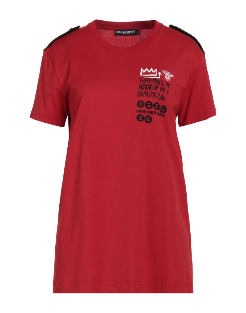 DOLCE&GABBANA T-shirts Damen Rot von DOLCE&GABBANA