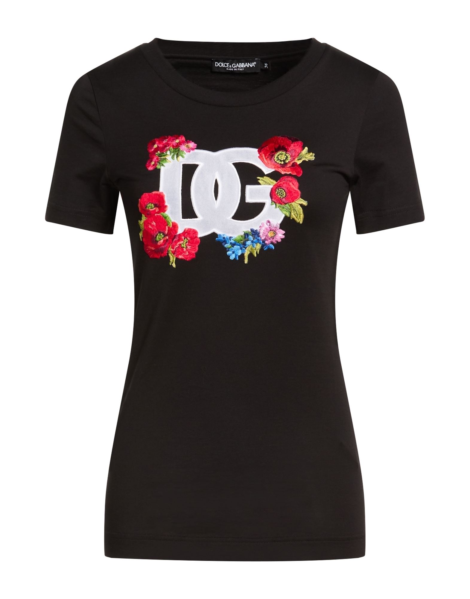 DOLCE&GABBANA T-shirts Damen Schwarz von DOLCE&GABBANA
