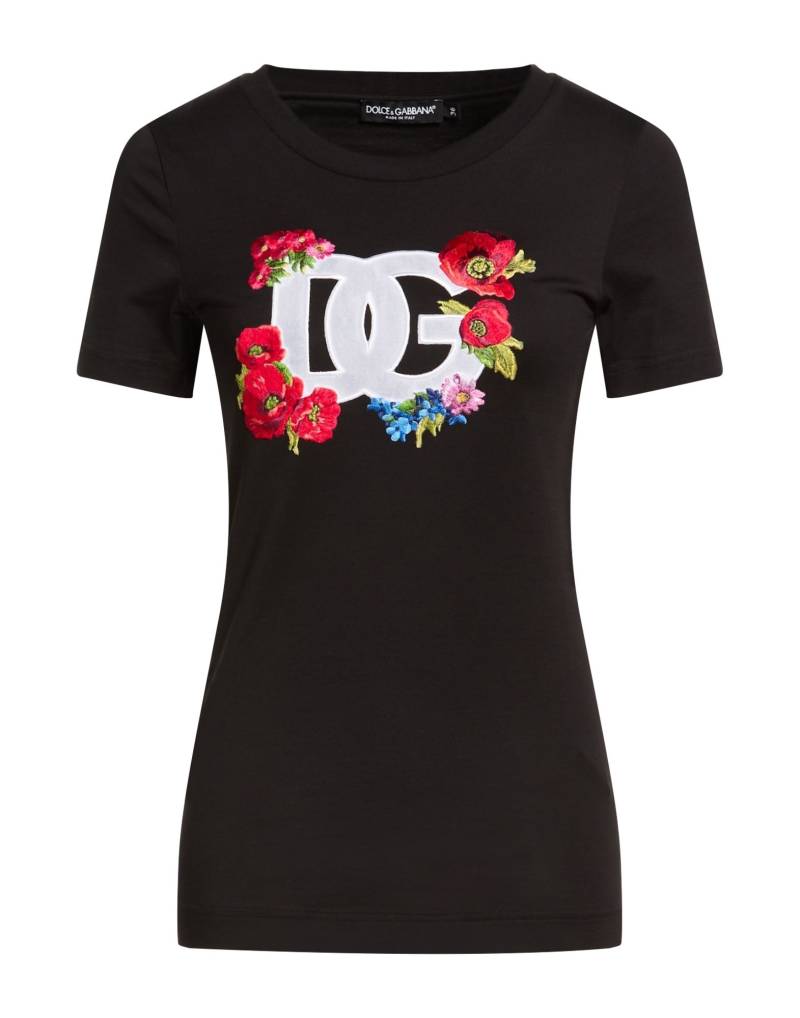 DOLCE&GABBANA T-shirts Damen Schwarz von DOLCE&GABBANA