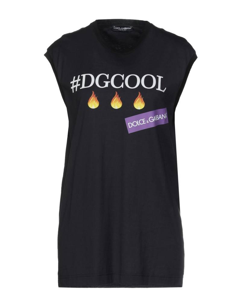 DOLCE&GABBANA T-shirts Damen Schwarz von DOLCE&GABBANA