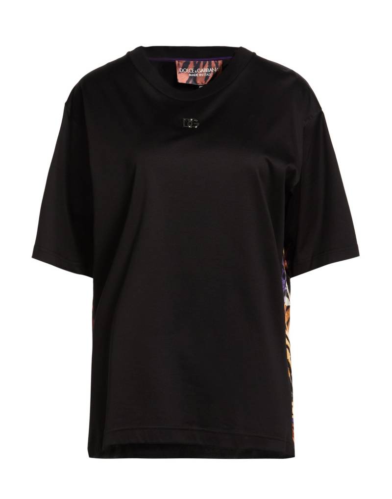 DOLCE&GABBANA T-shirts Damen Schwarz von DOLCE&GABBANA