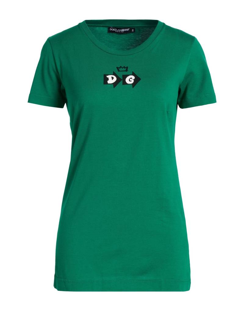 DOLCE&GABBANA T-shirts Damen Smaragdgrün von DOLCE&GABBANA