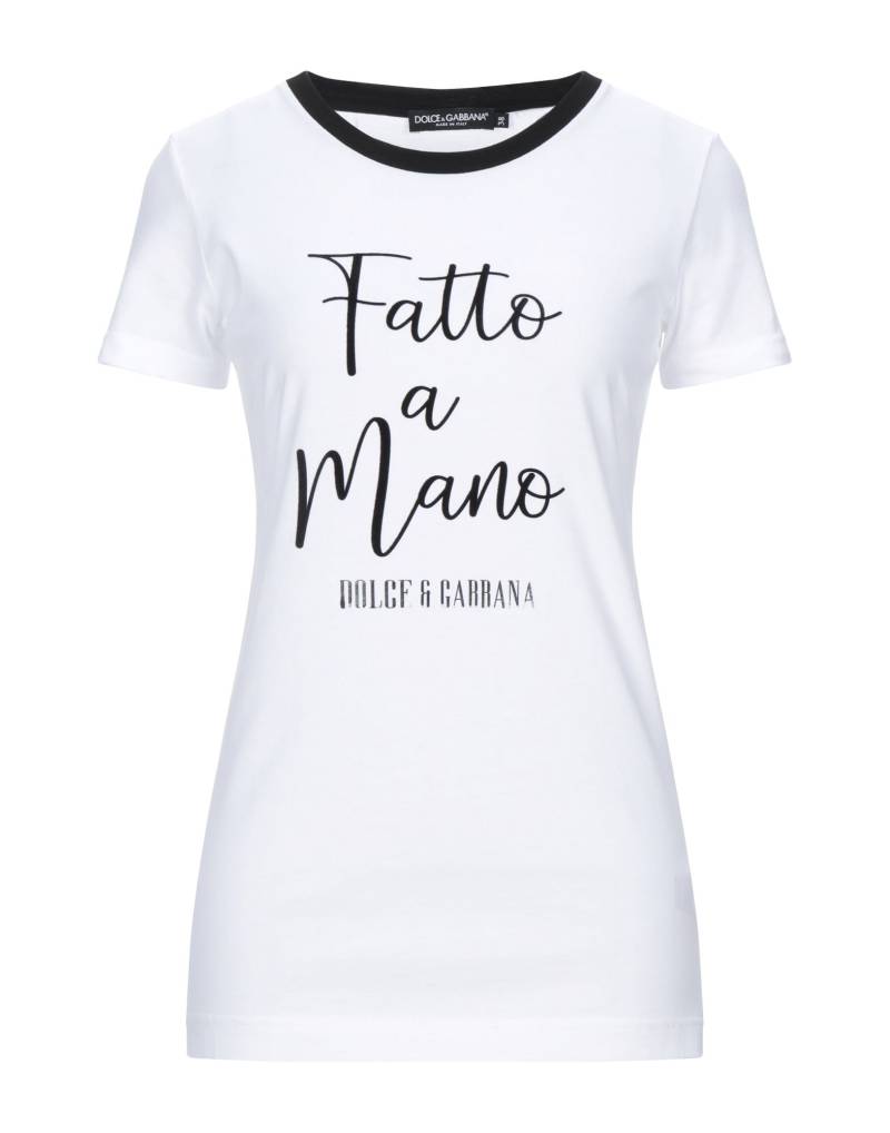DOLCE&GABBANA T-shirts Damen Weiß von DOLCE&GABBANA