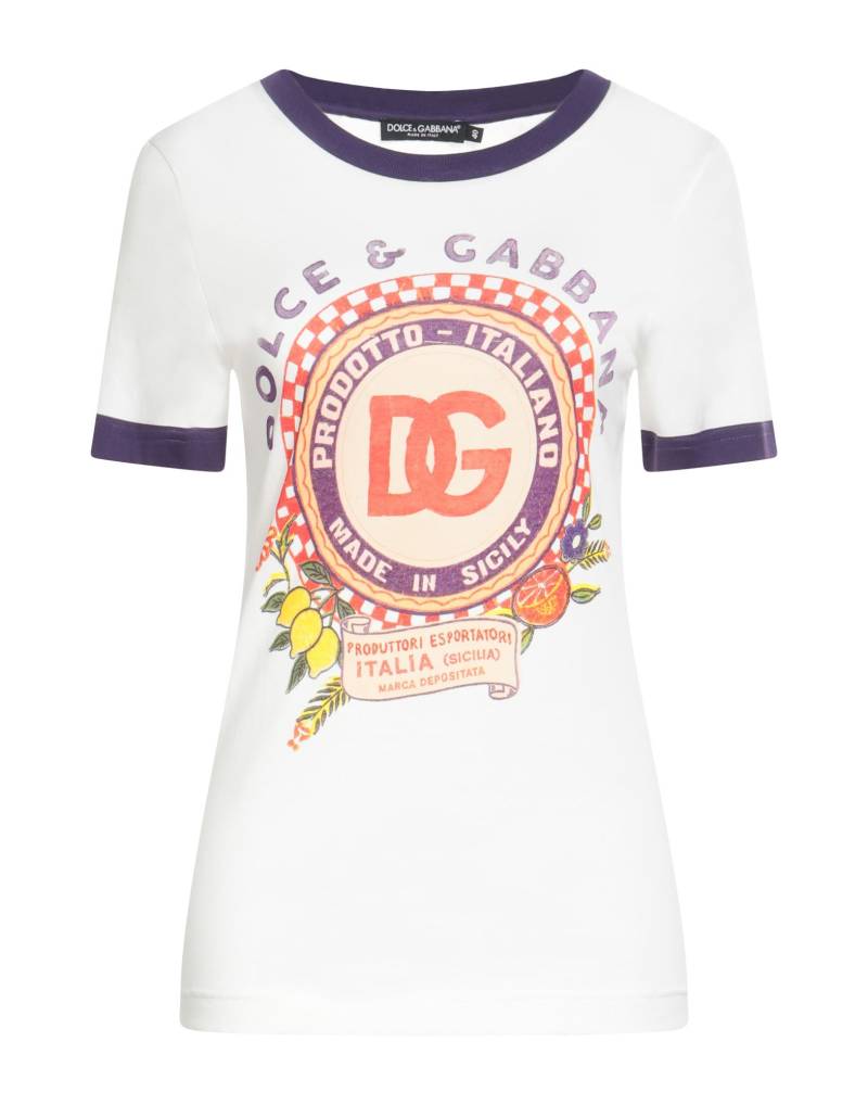 DOLCE&GABBANA T-shirts Damen Weiß von DOLCE&GABBANA