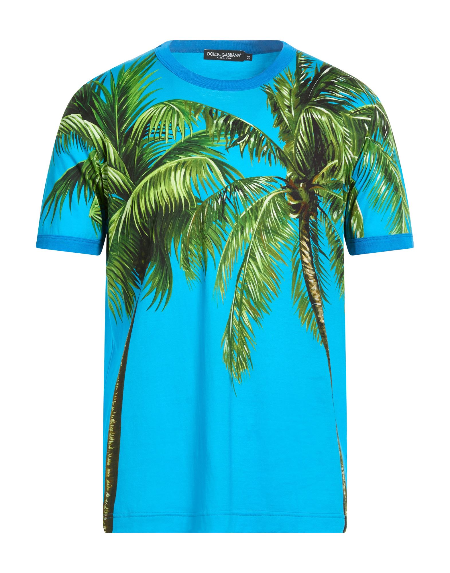 DOLCE&GABBANA T-shirts Herren Azurblau von DOLCE&GABBANA