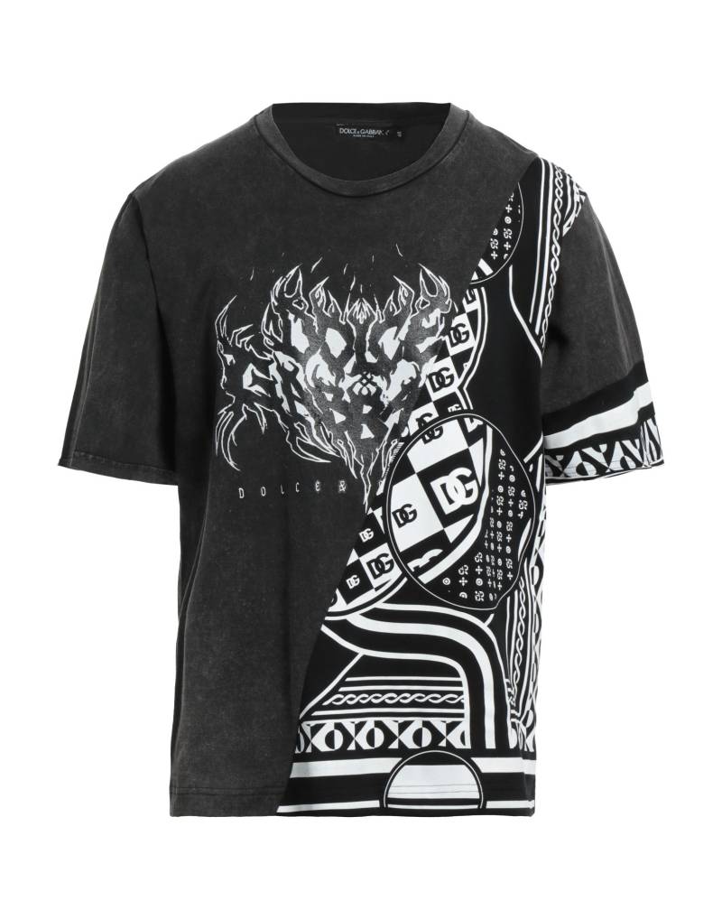 DOLCE&GABBANA T-shirts Herren Blei von DOLCE&GABBANA
