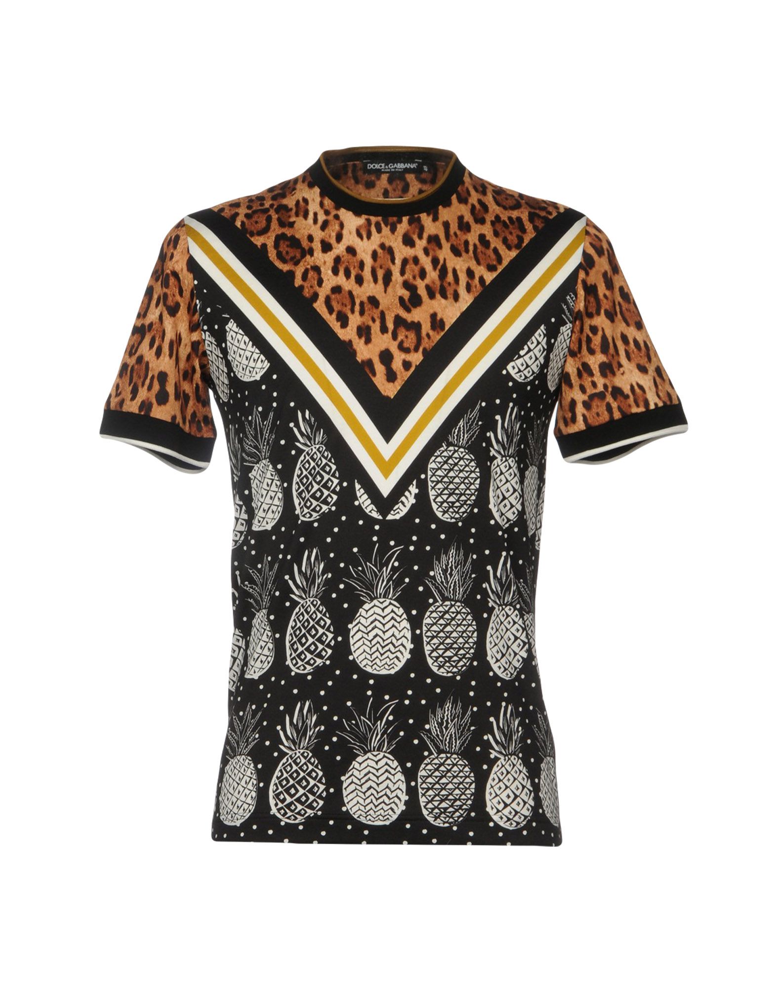 DOLCE&GABBANA T-shirts Herren Braun DOLCE&GABBANA T-shirts Herren Braun von DOLCE&GABBANA
