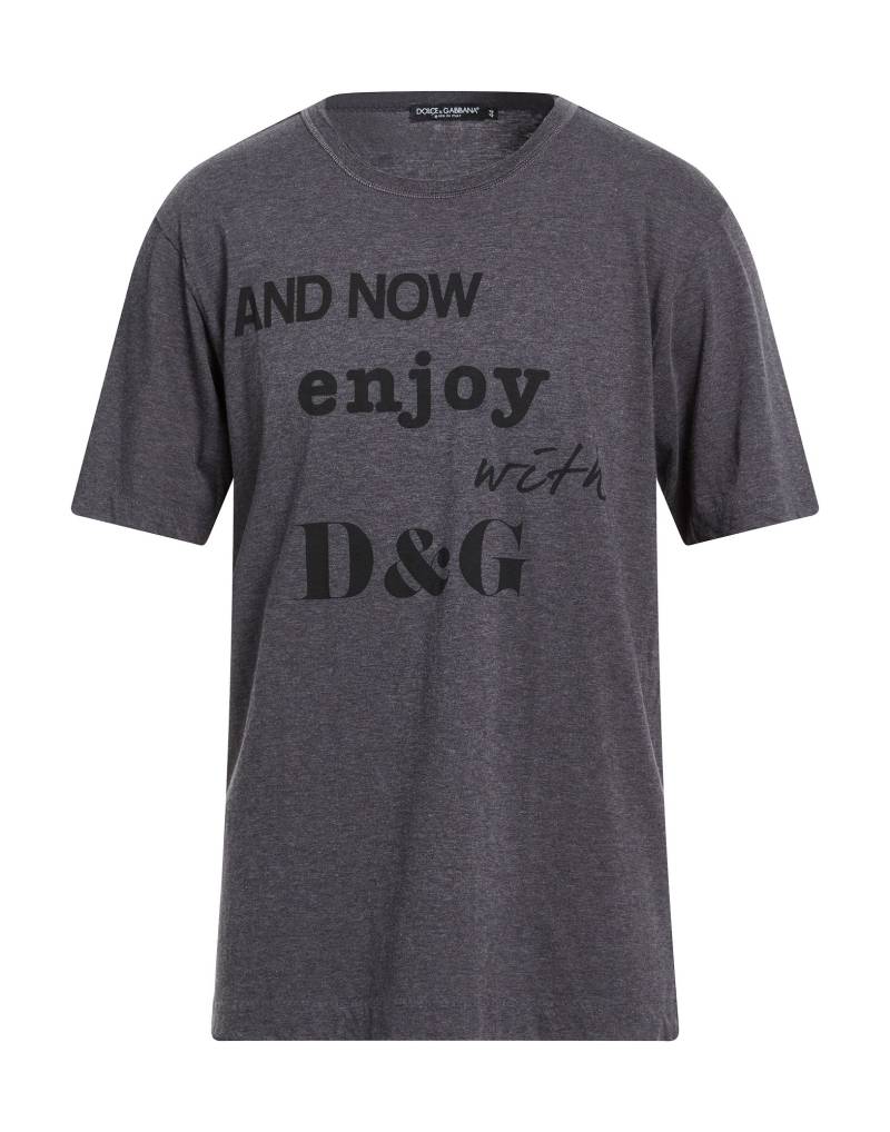 DOLCE&GABBANA T-shirts Herren Braungrau von DOLCE&GABBANA