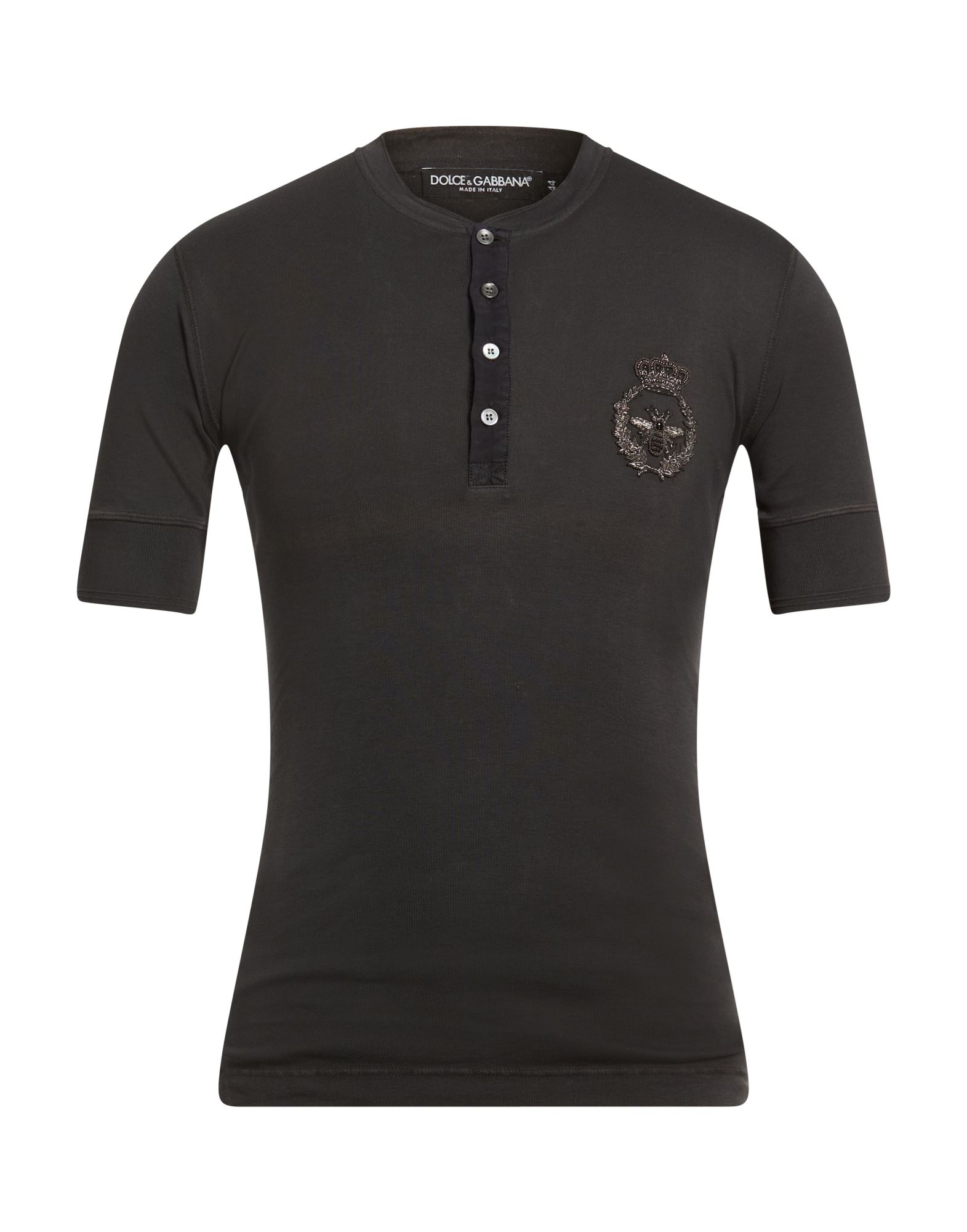 DOLCE&GABBANA T-shirts Herren Braungrau von DOLCE&GABBANA
