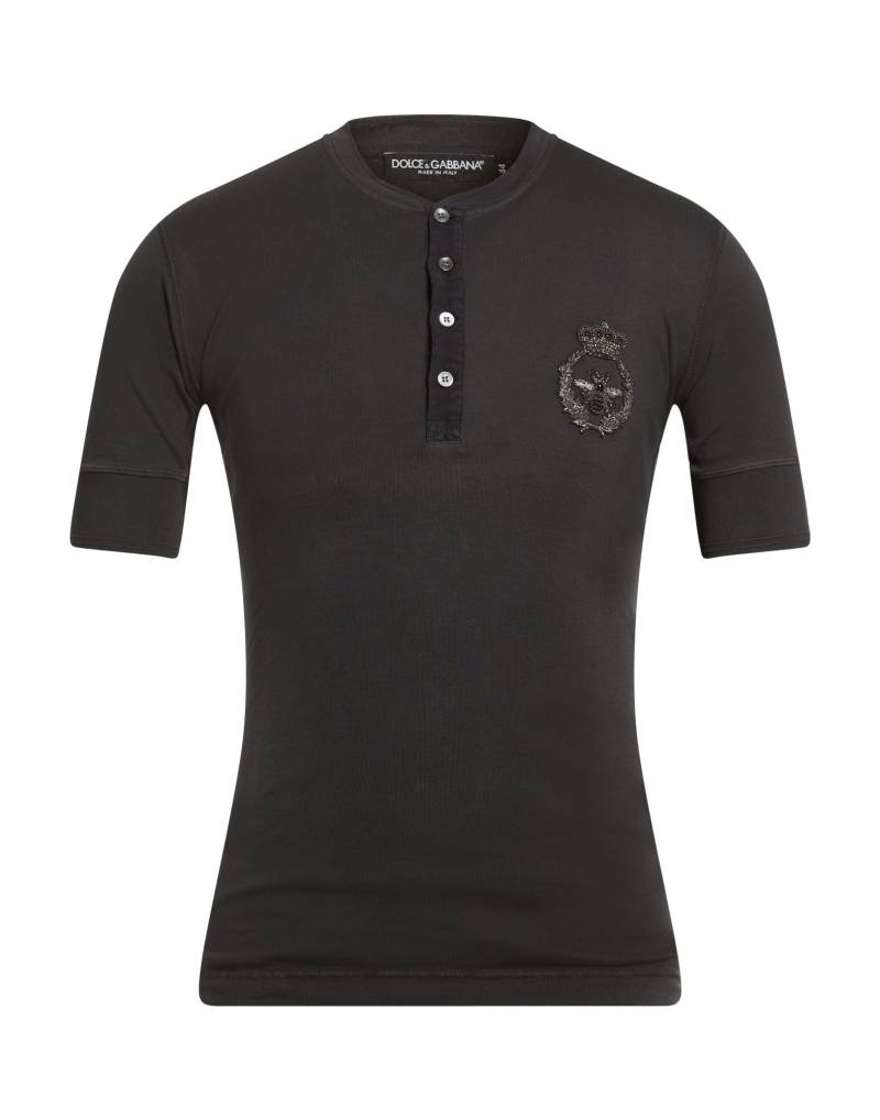 DOLCE&GABBANA T-shirts Herren Braungrau von DOLCE&GABBANA