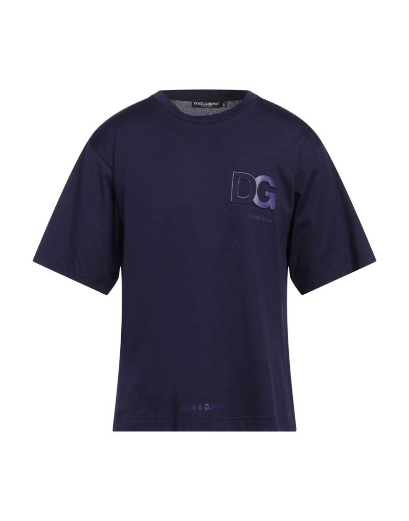 DOLCE&GABBANA T-shirts Herren Dunkelviolett von DOLCE&GABBANA