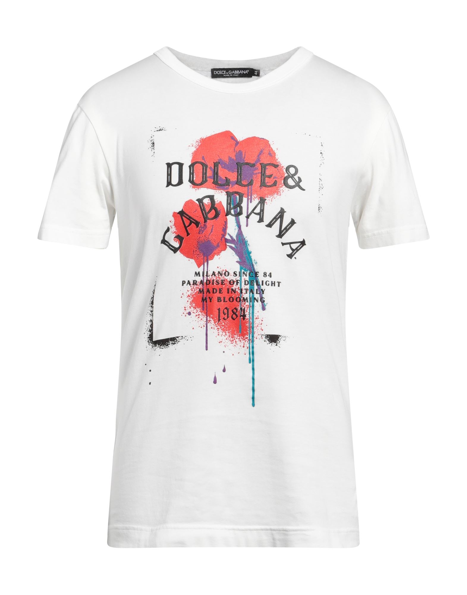 DOLCE&GABBANA T-shirts Herren Elfenbein von DOLCE&GABBANA