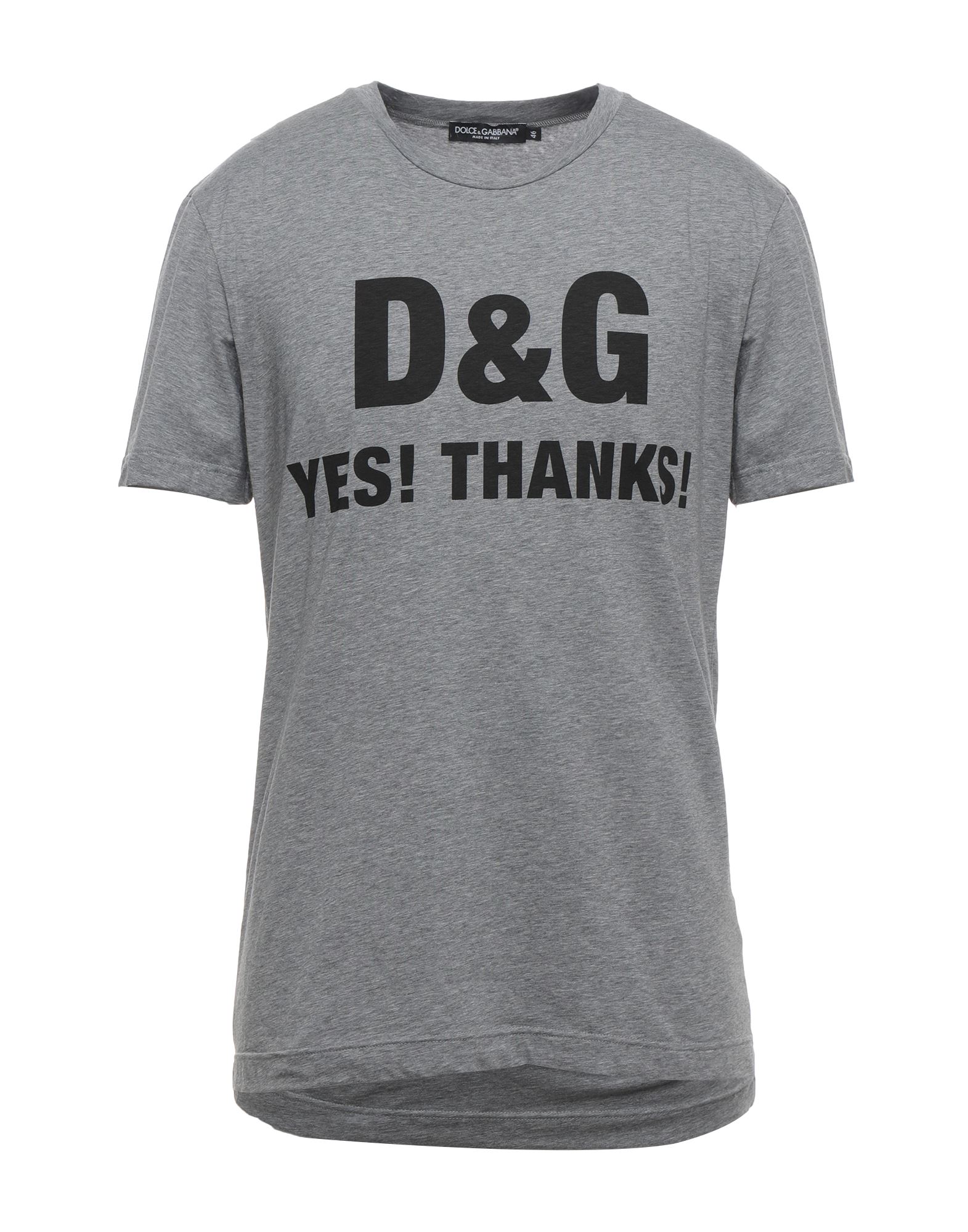 DOLCE&GABBANA T-shirts Herren Grau von DOLCE&GABBANA