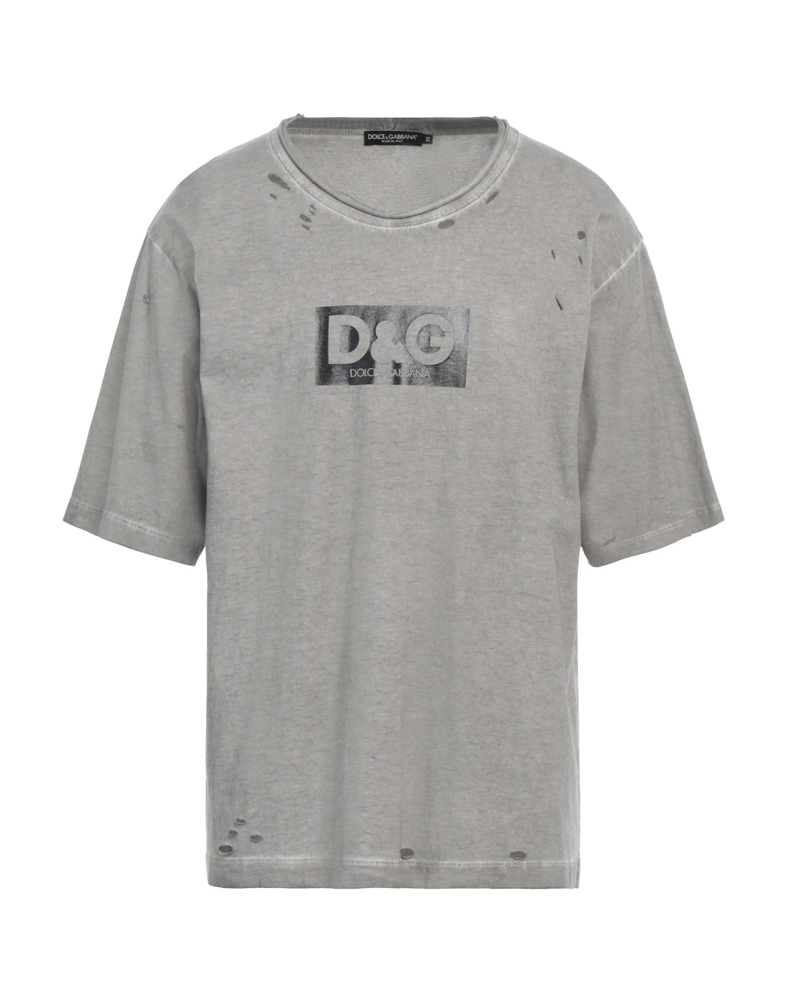 DOLCE&GABBANA T-shirts Herren Grau von DOLCE&GABBANA