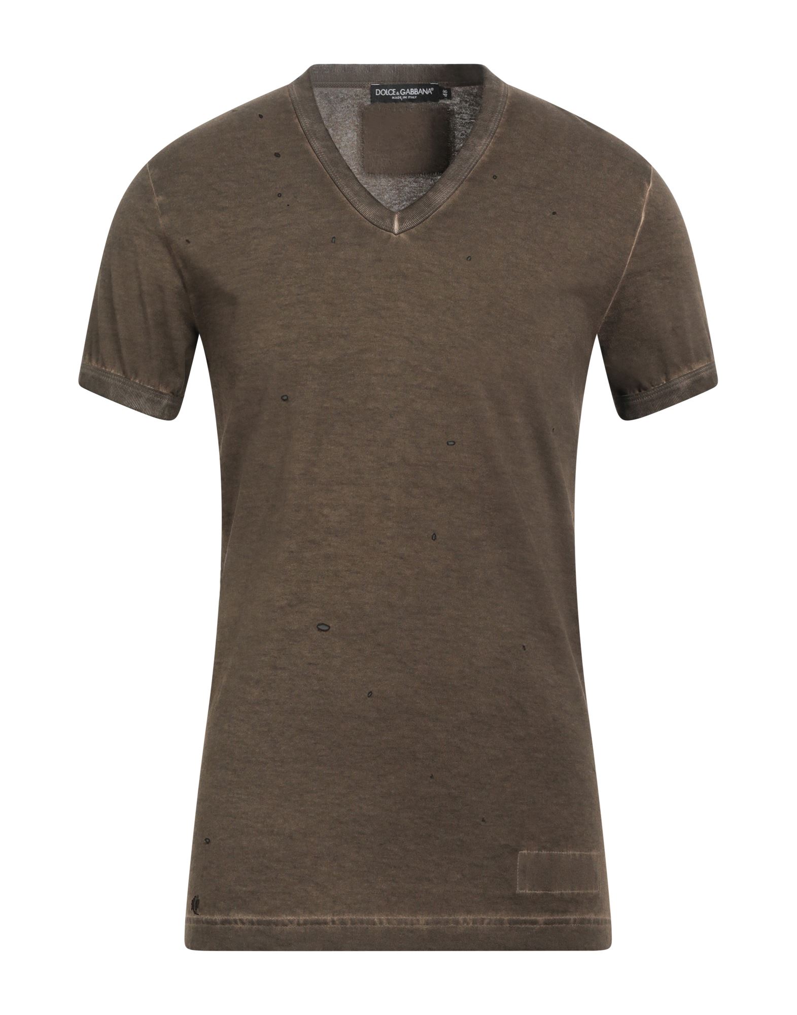 DOLCE&GABBANA T-shirts Herren Schokobraun von DOLCE&GABBANA