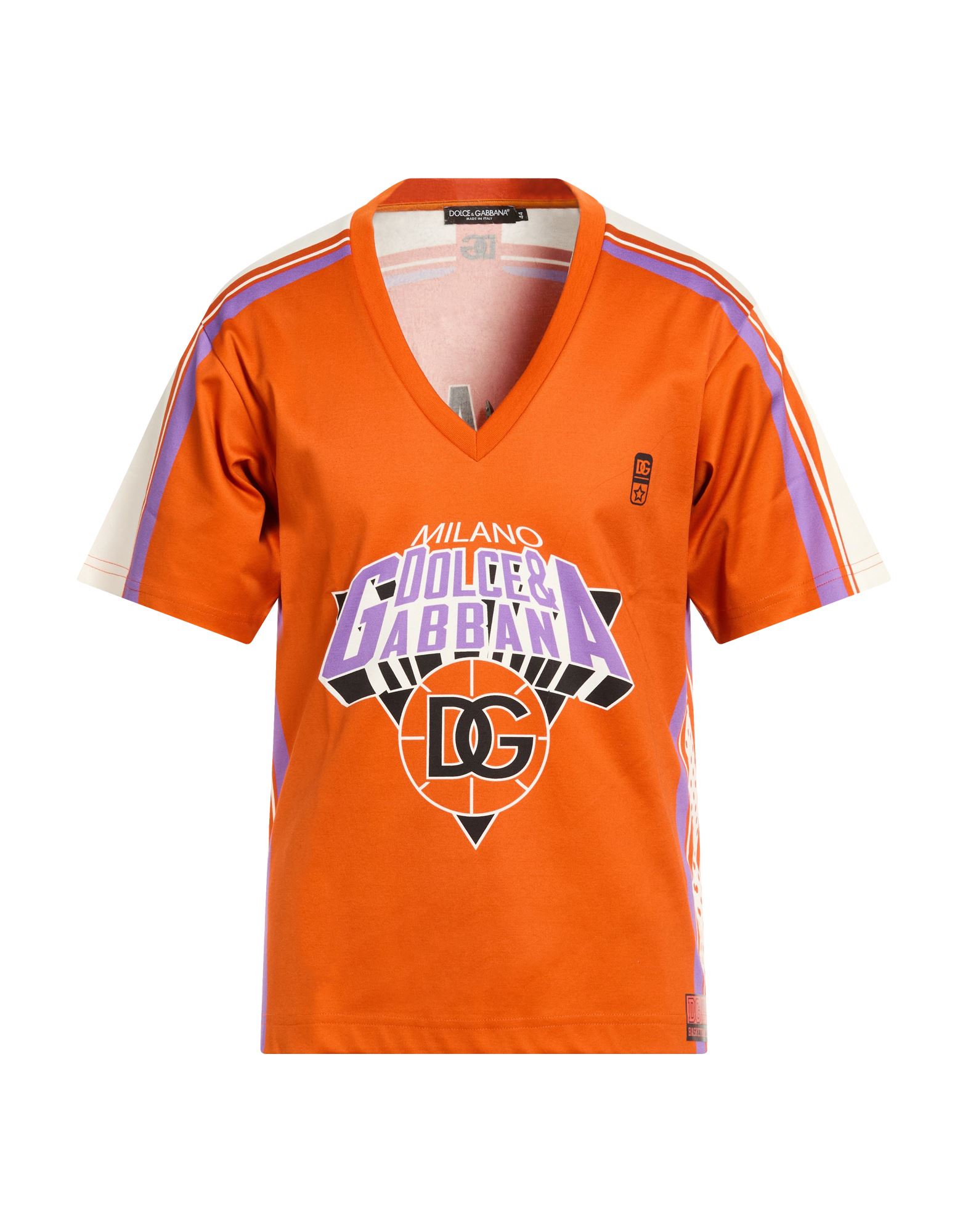DOLCE&GABBANA T-shirts Herren Orange von DOLCE&GABBANA