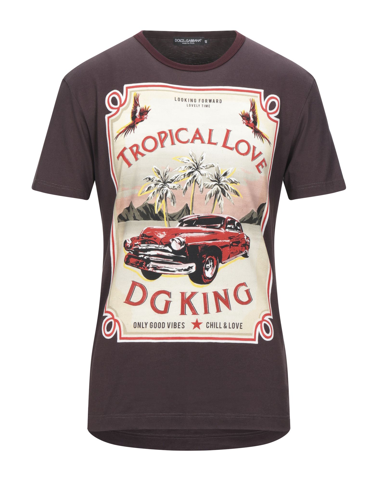 DOLCE&GABBANA T-shirts Herren Pflaume von DOLCE&GABBANA