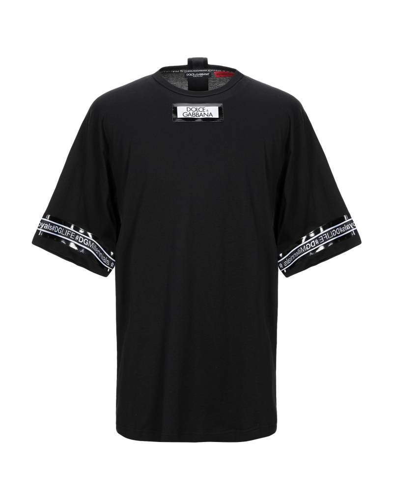 DOLCE&GABBANA T-shirts Herren Schwarz DOLCE&GABBANA T-shirts Herren Schwarz von DOLCE&GABBANA