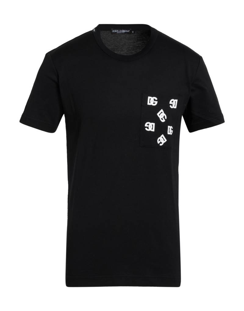 DOLCE&GABBANA T-shirts Herren Schwarz DOLCE&GABBANA T-shirts Herren Schwarz von DOLCE&GABBANA