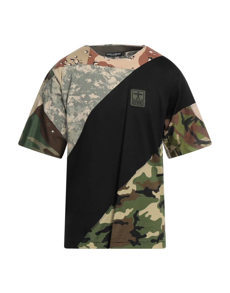 DOLCE&GABBANA T-shirts Herren Schwarz DOLCE&GABBANA T-shirts Herren Schwarz von DOLCE&GABBANA