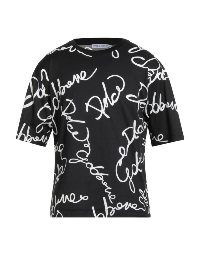 DOLCE&GABBANA T-shirts Herren Schwarz DOLCE&GABBANA T-shirts Herren Schwarz von DOLCE&GABBANA