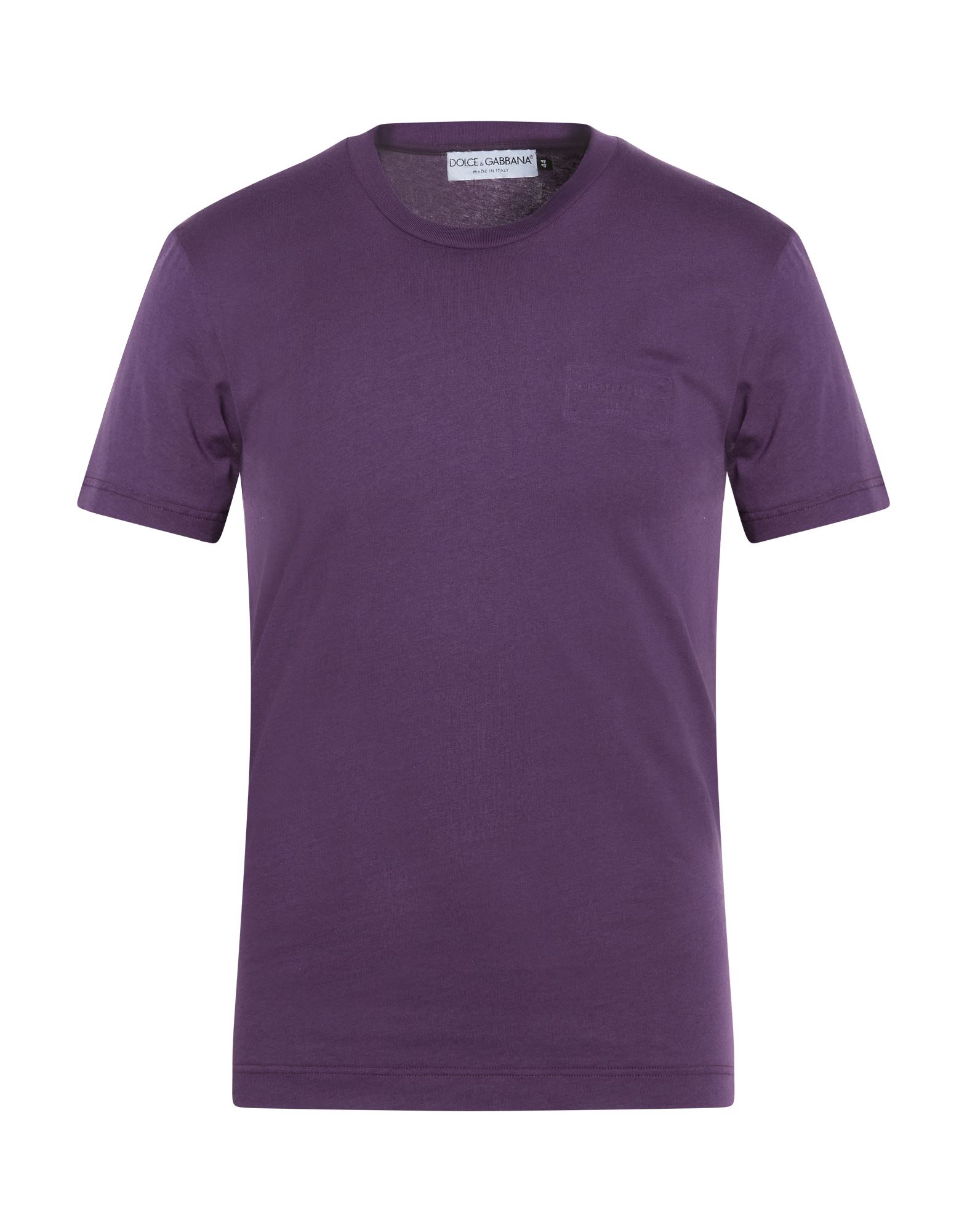 DOLCE&GABBANA T-shirts Herren Violett von DOLCE&GABBANA