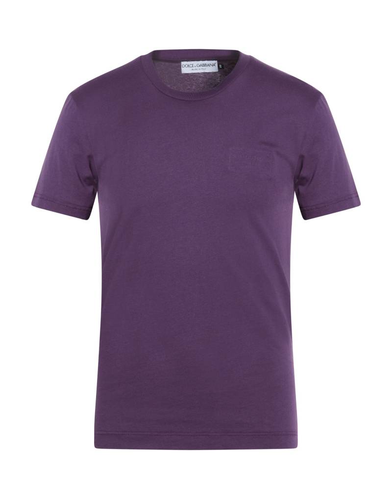 DOLCE&GABBANA T-shirts Herren Violett von DOLCE&GABBANA