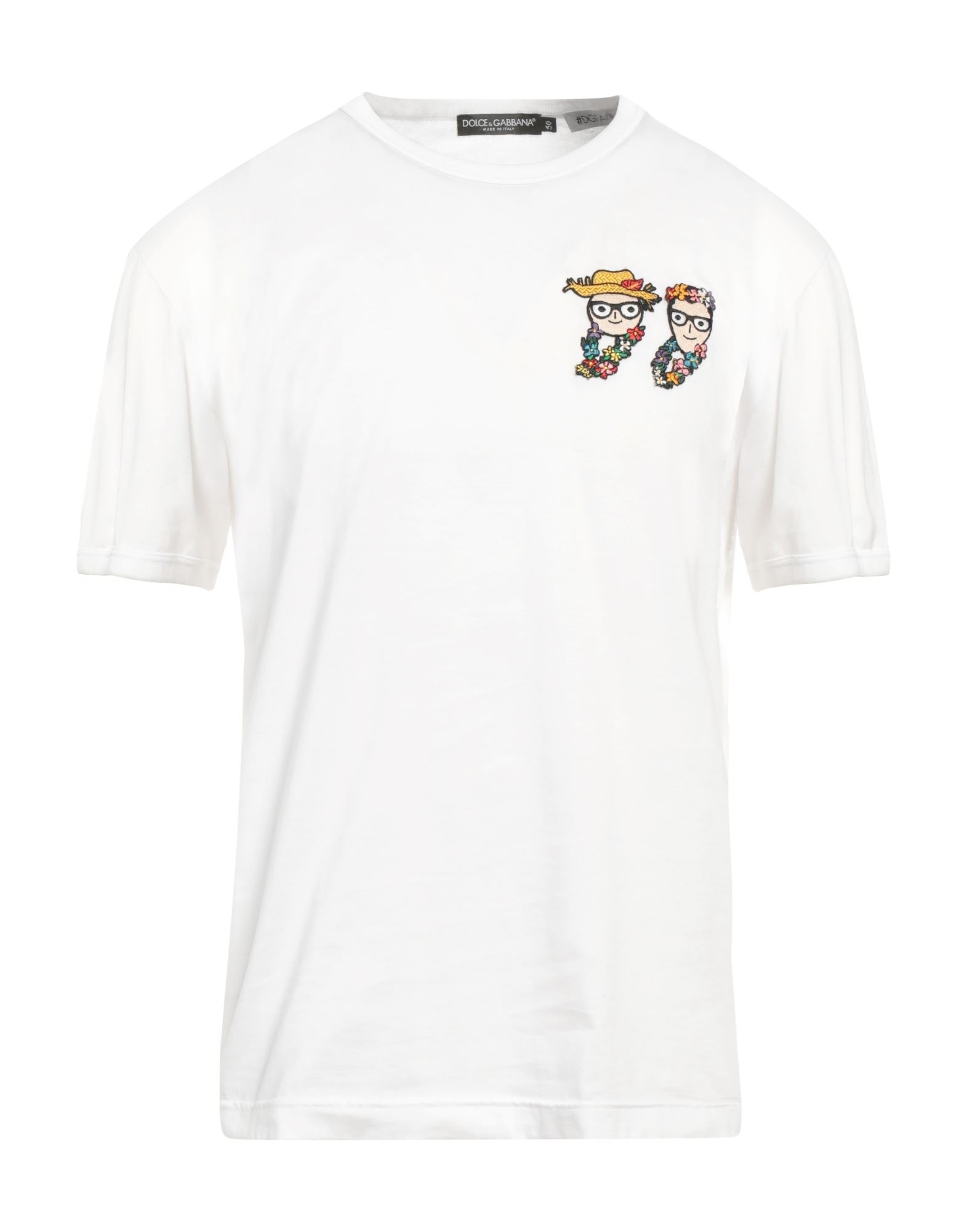 DOLCE&GABBANA T-shirts Herren Weiß von DOLCE&GABBANA