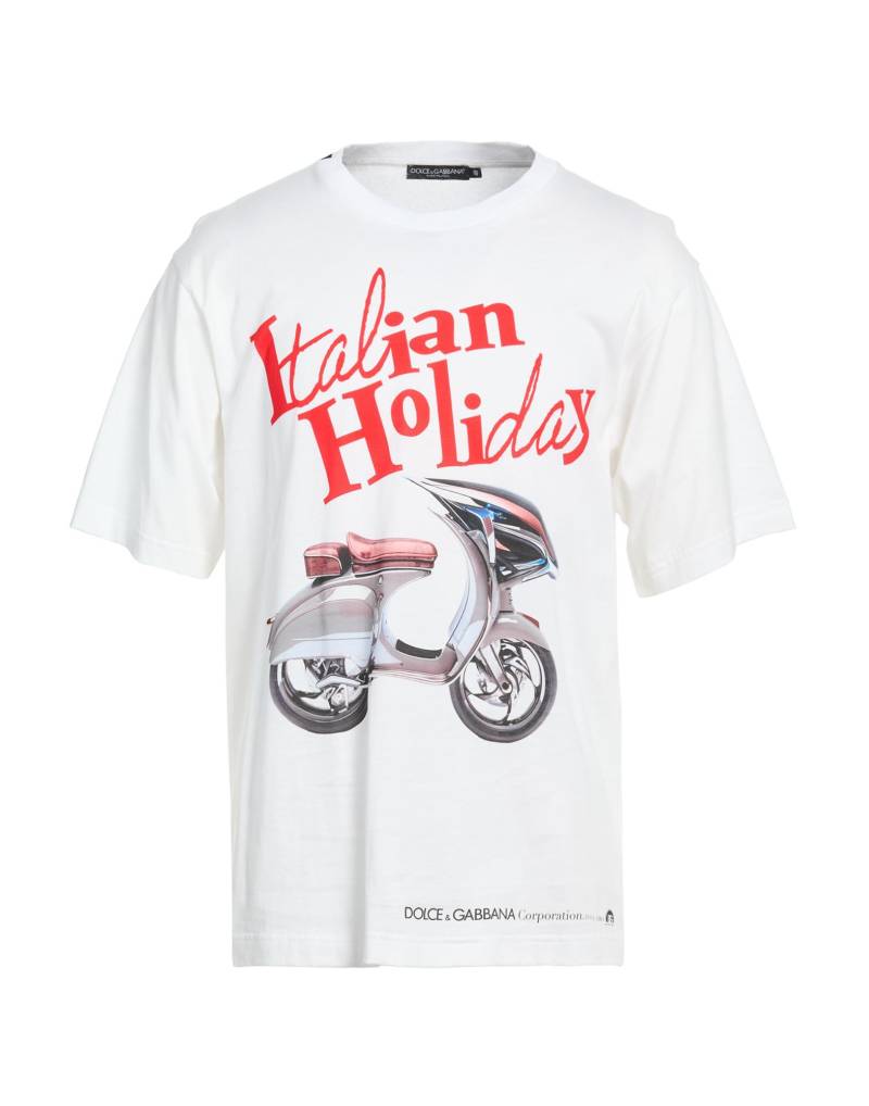 DOLCE&GABBANA T-shirts Herren Weiß von DOLCE&GABBANA