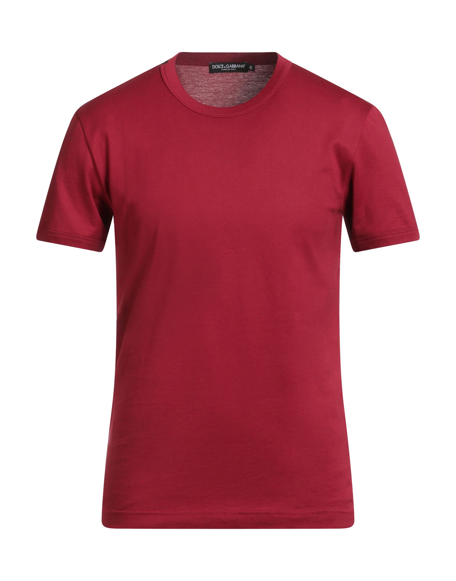 DOLCE&GABBANA T-shirts Herren Ziegelrot DOLCE&GABBANA T-shirts Herren Ziegelrot von DOLCE&GABBANA