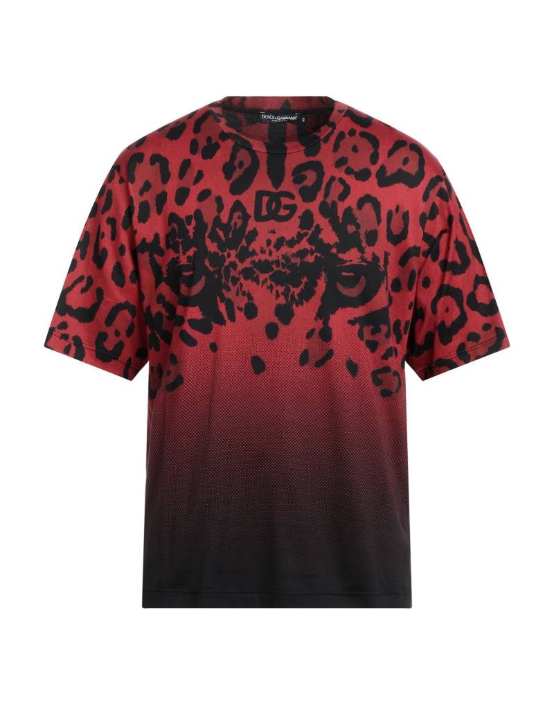 DOLCE&GABBANA T-shirts Herren Ziegelrot DOLCE&GABBANA T-shirts Herren Ziegelrot von DOLCE&GABBANA