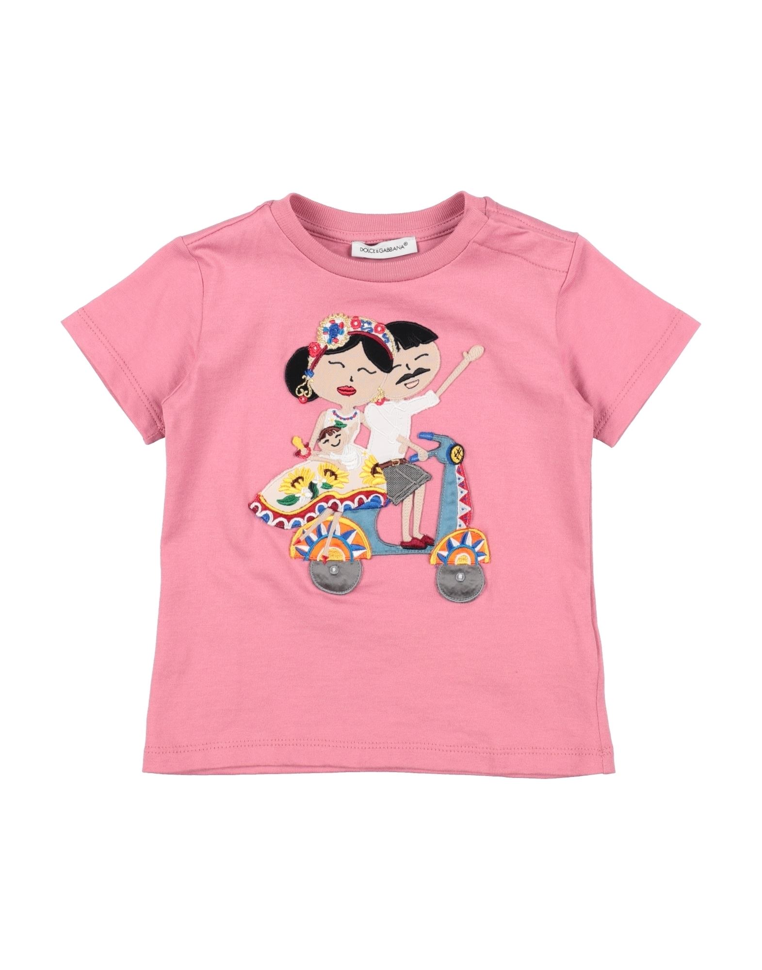 DOLCE&GABBANA T-shirts Kinder Altrosa von DOLCE&GABBANA