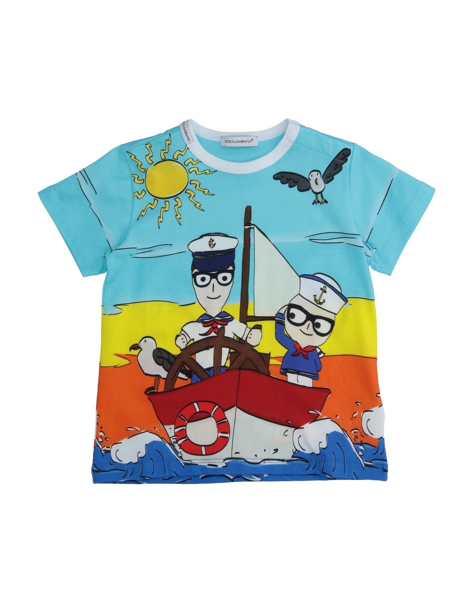 DOLCE&GABBANA T-shirts Kinder Azurblau von DOLCE&GABBANA