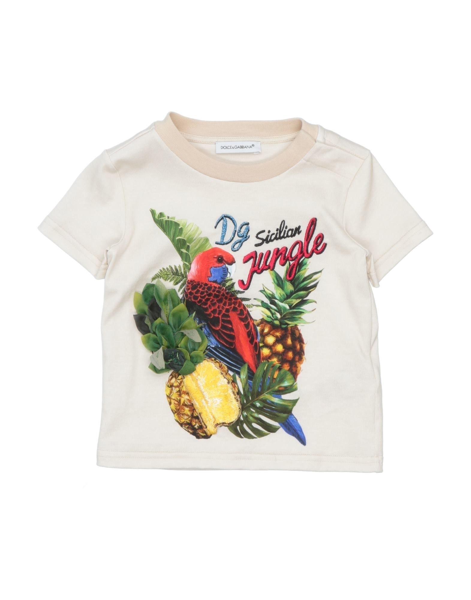 DOLCE&GABBANA T-shirts Kinder Beige von DOLCE&GABBANA