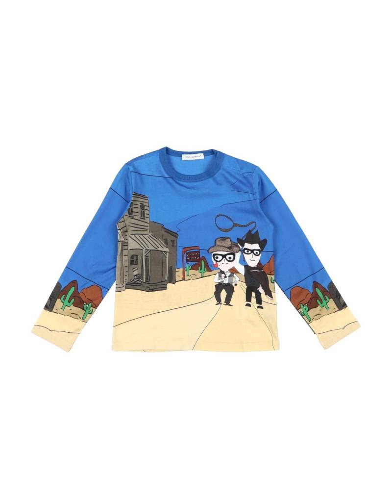 DOLCE&GABBANA T-shirts Kinder Blau von DOLCE&GABBANA
