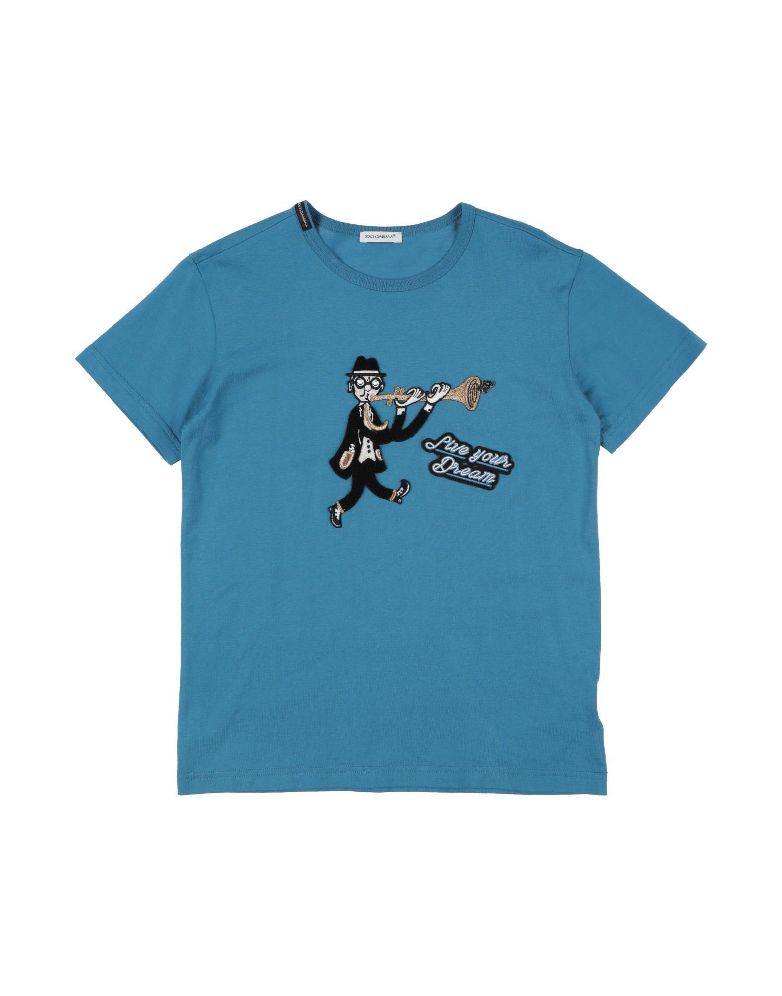 DOLCE&GABBANA T-shirts Kinder Blaugrau von DOLCE&GABBANA