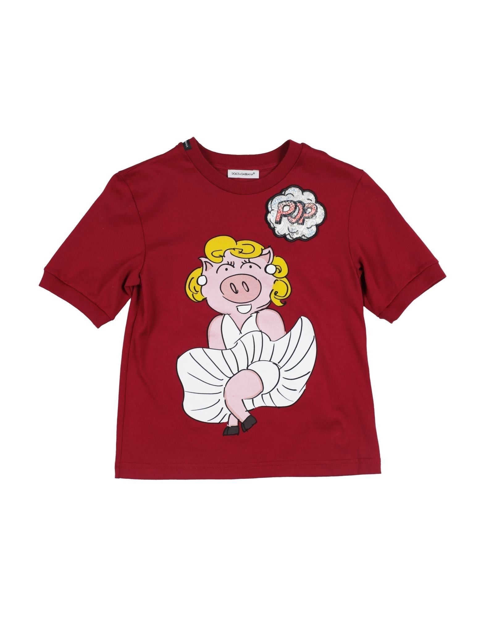 DOLCE&GABBANA T-shirts Kinder Bordeaux von DOLCE&GABBANA