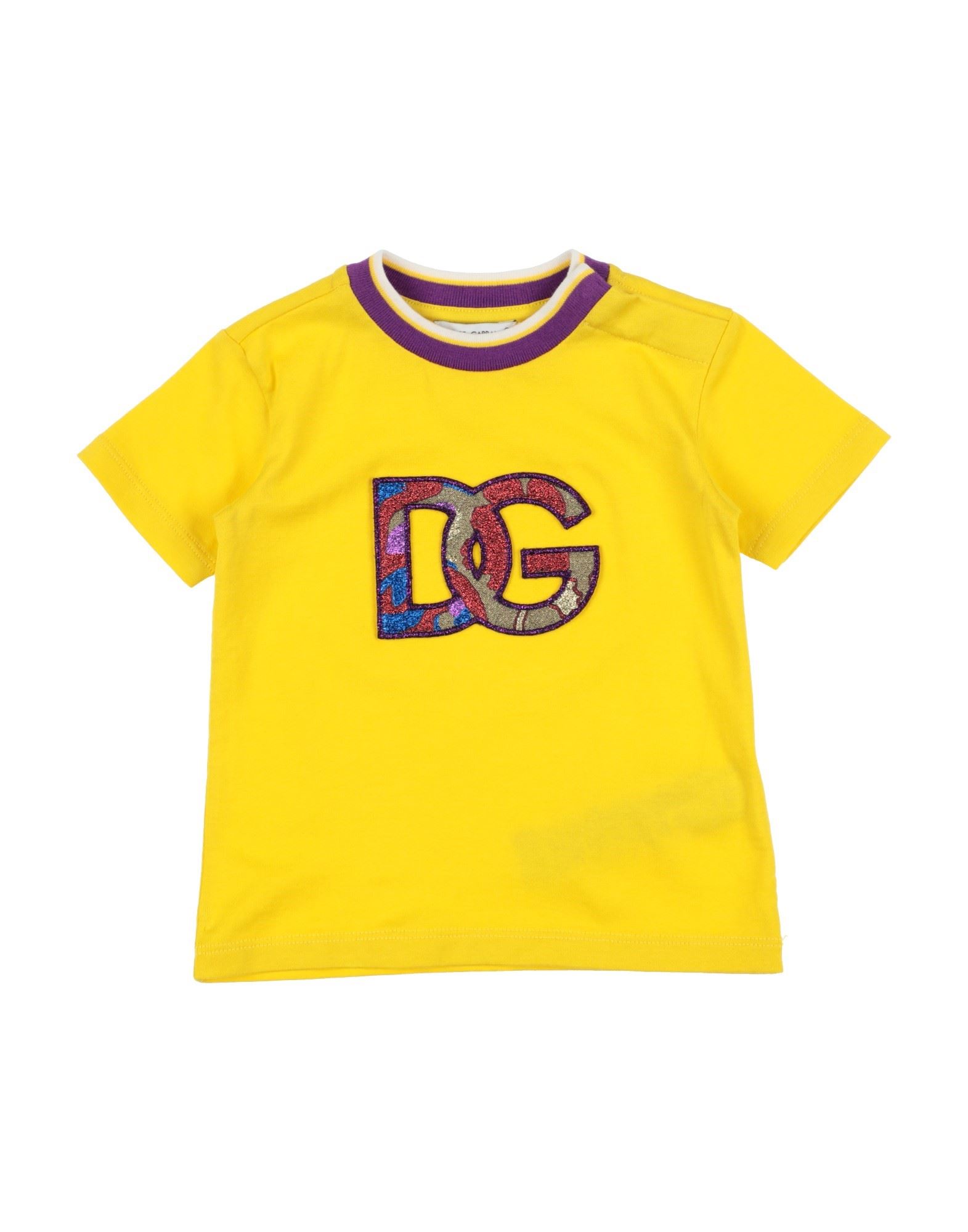 DOLCE&GABBANA T-shirts Kinder Gelb von DOLCE&GABBANA