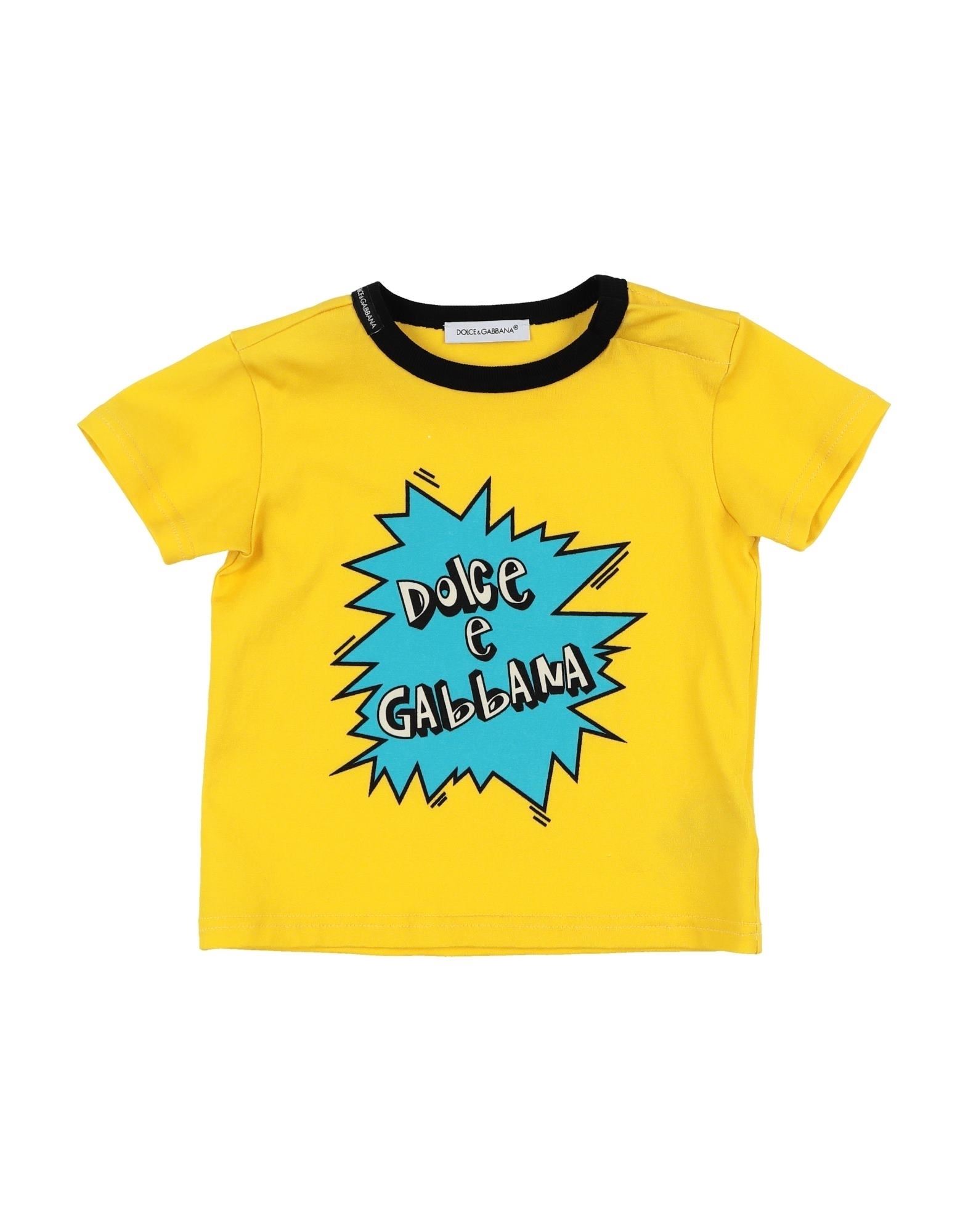 DOLCE&GABBANA T-shirts Kinder Gelb von DOLCE&GABBANA