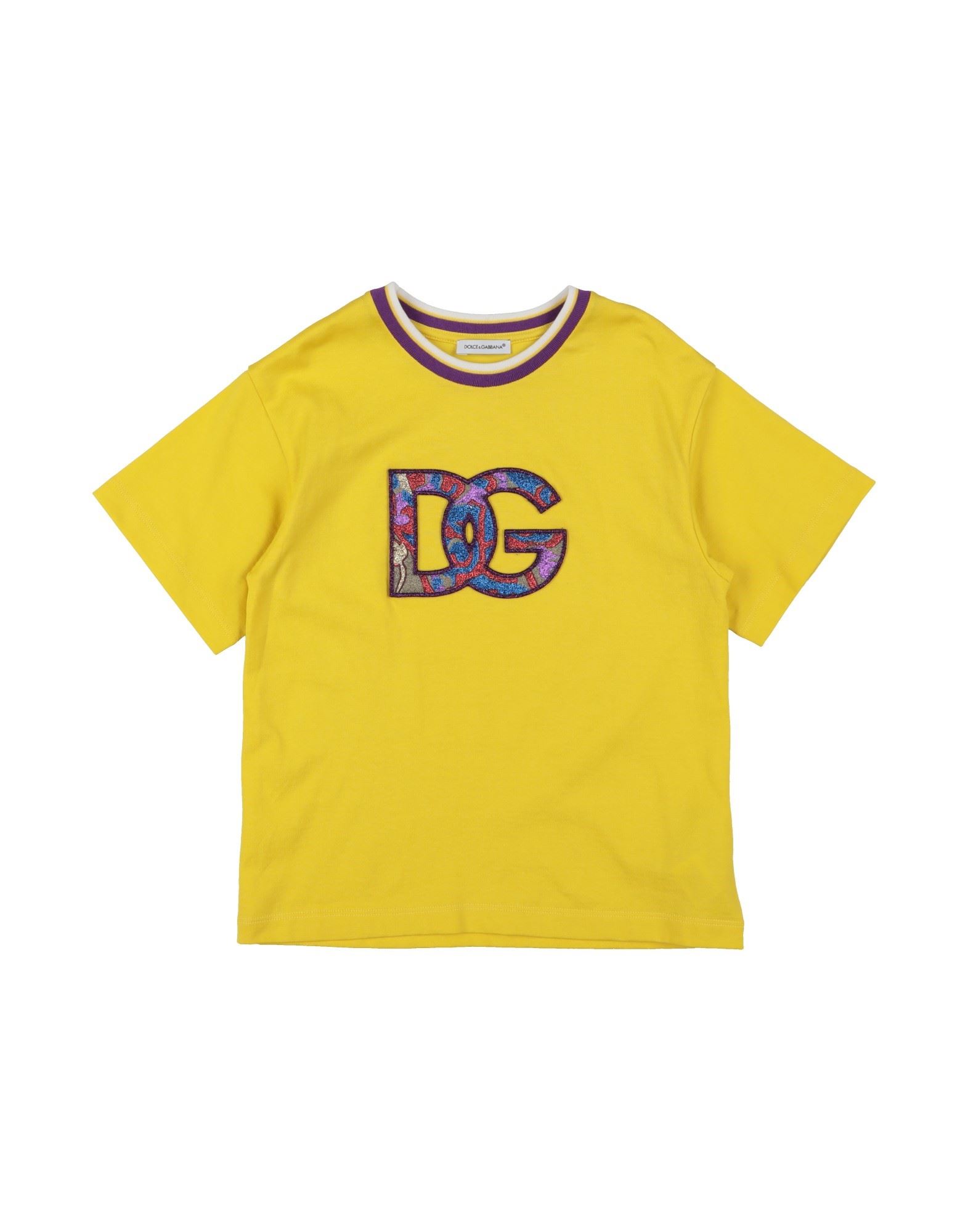 DOLCE&GABBANA T-shirts Kinder Gelb von DOLCE&GABBANA