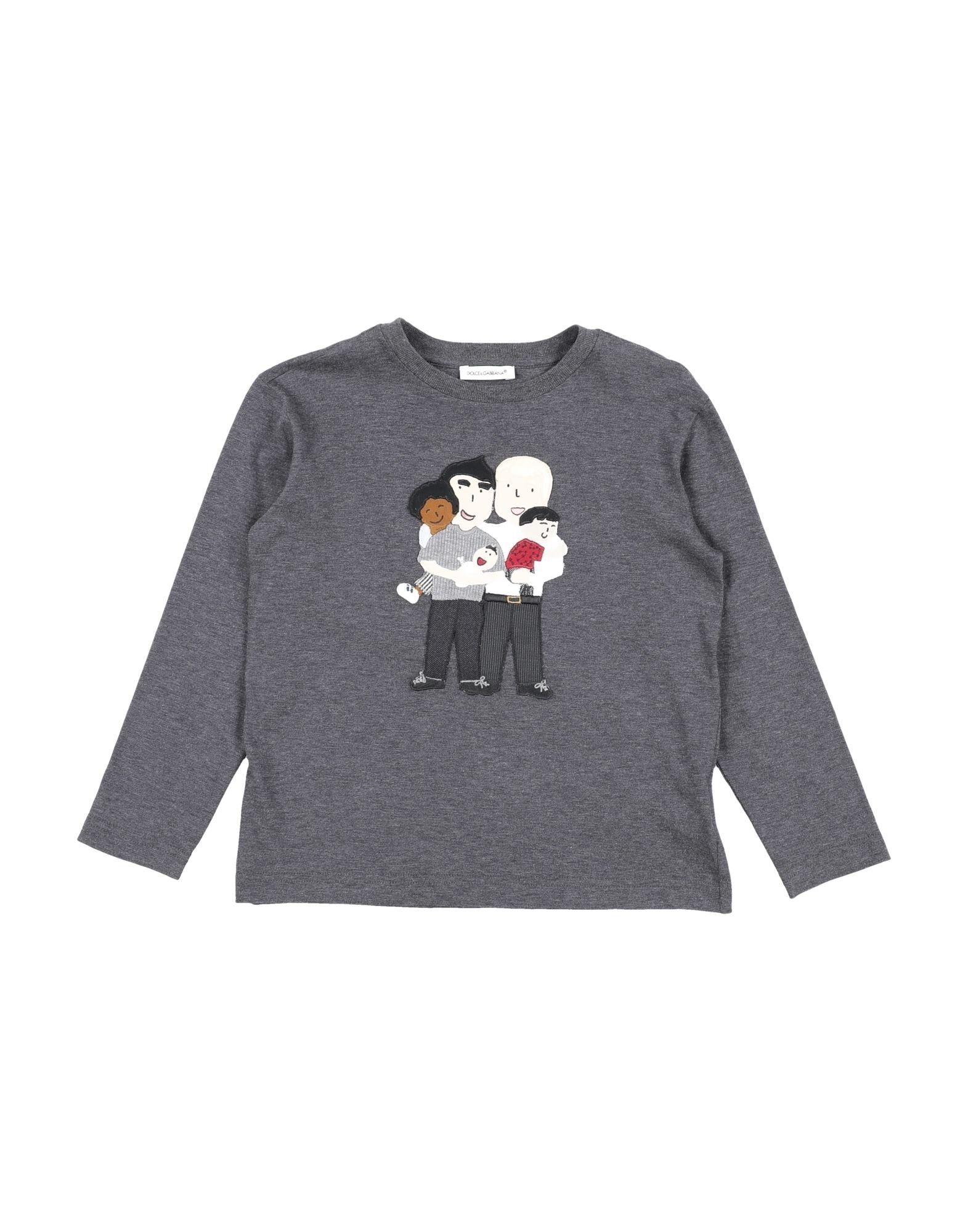 DOLCE&GABBANA T-shirts Kinder Granitgrau von DOLCE&GABBANA