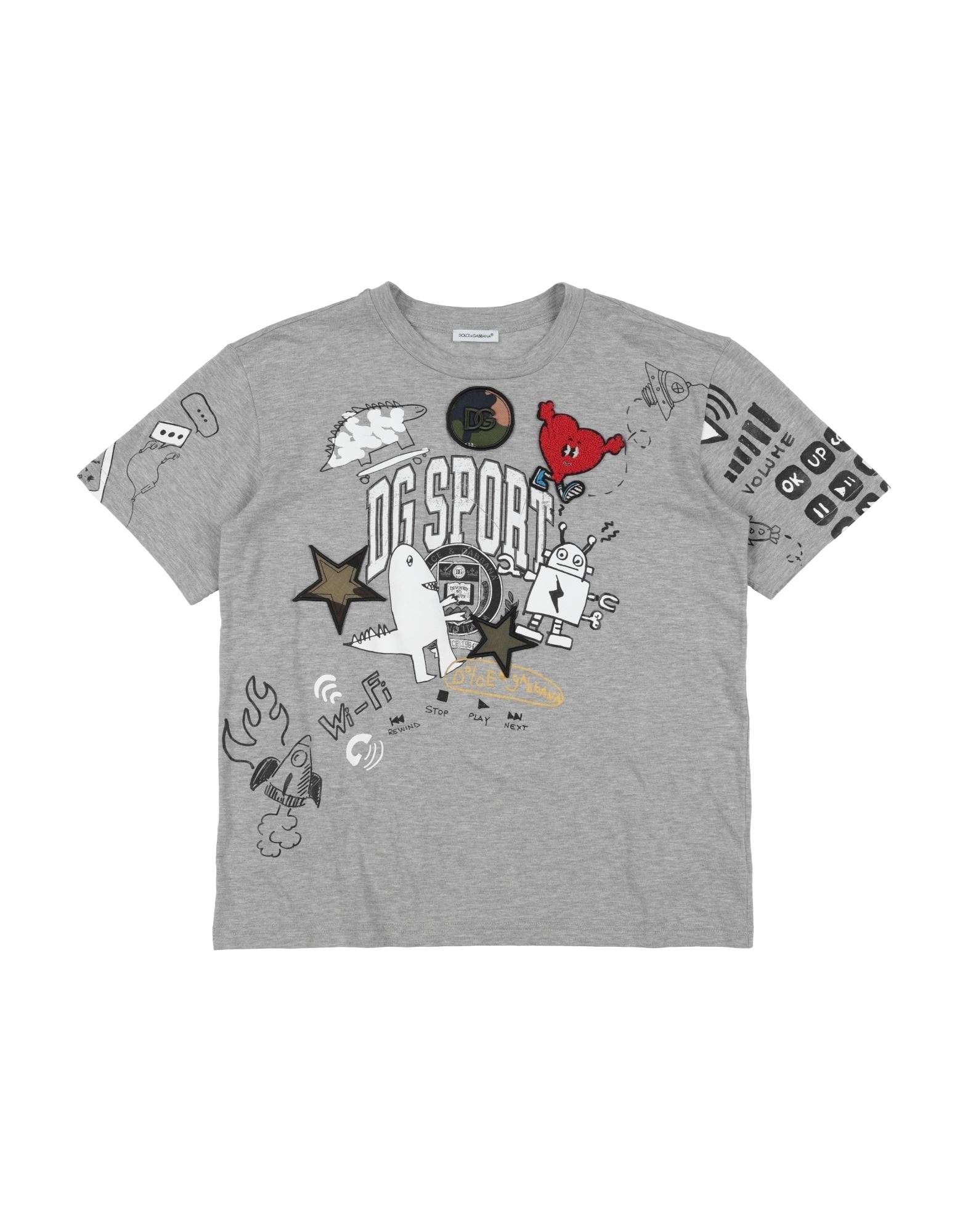 DOLCE&GABBANA T-shirts Kinder Grau von DOLCE&GABBANA