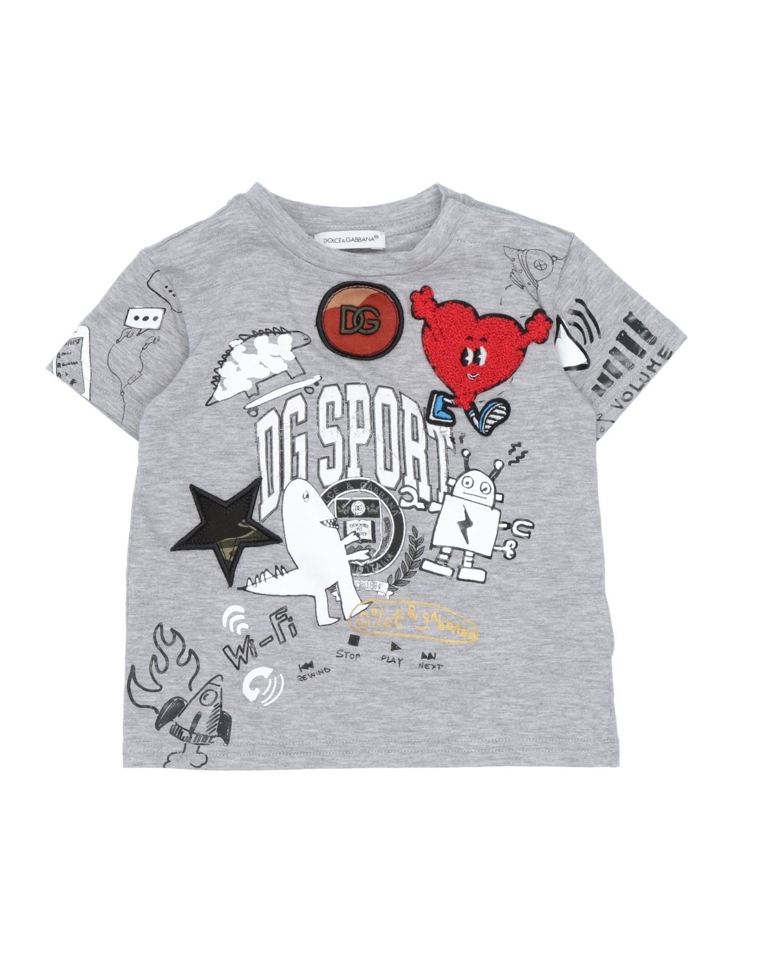 DOLCE&GABBANA T-shirts Kinder Grau von DOLCE&GABBANA