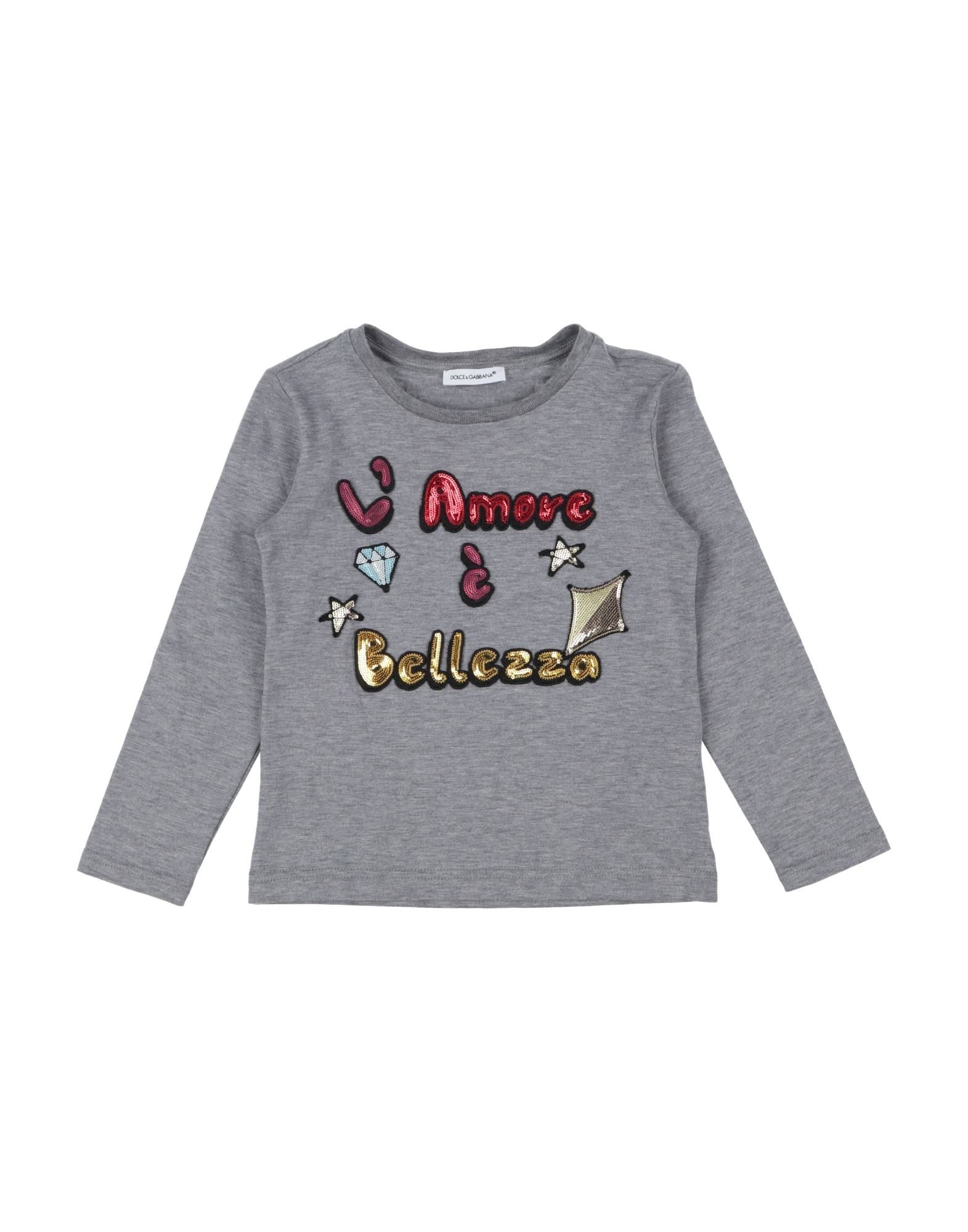 DOLCE&GABBANA T-shirts Kinder Grau von DOLCE&GABBANA