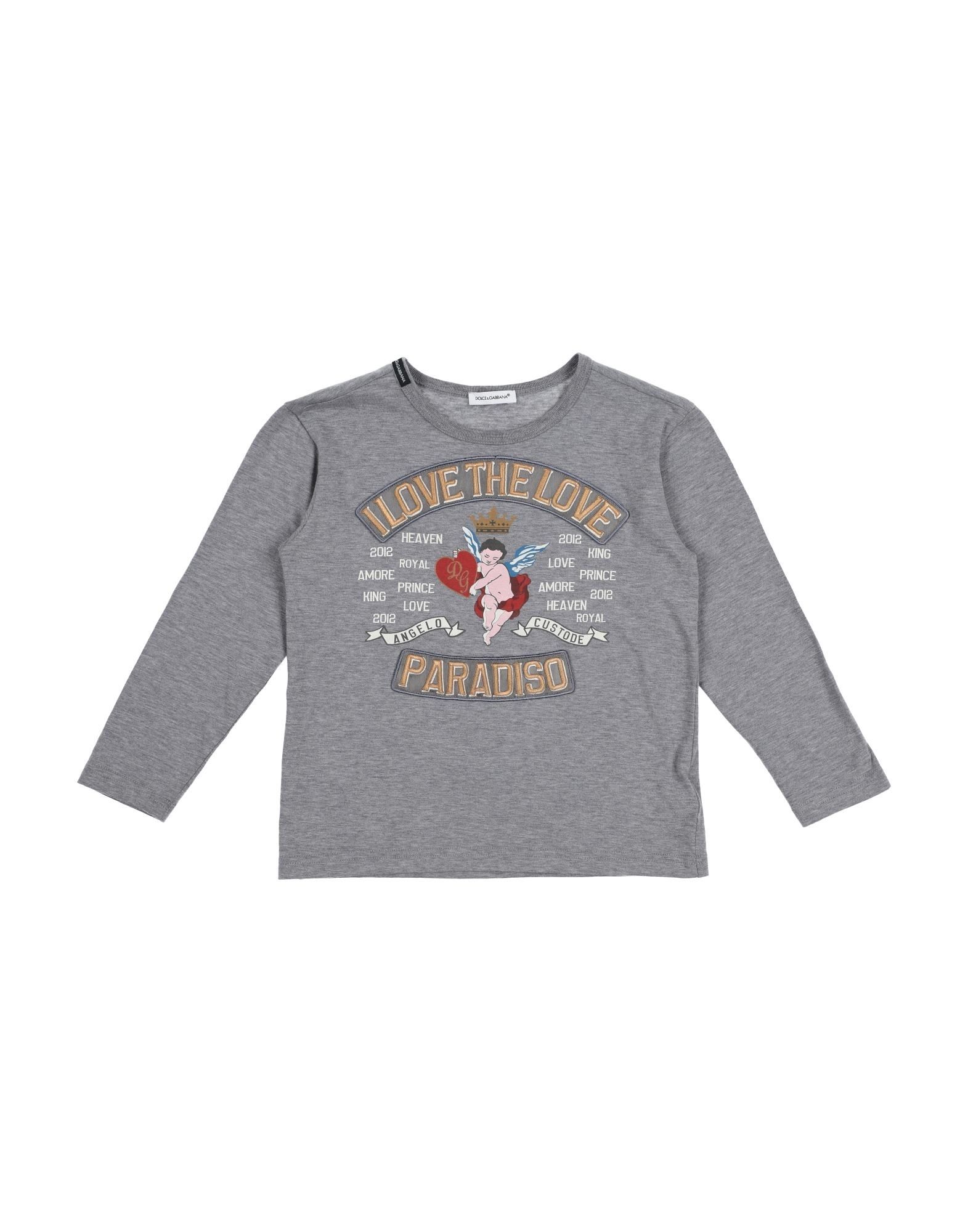 DOLCE&GABBANA T-shirts Kinder Grau von DOLCE&GABBANA