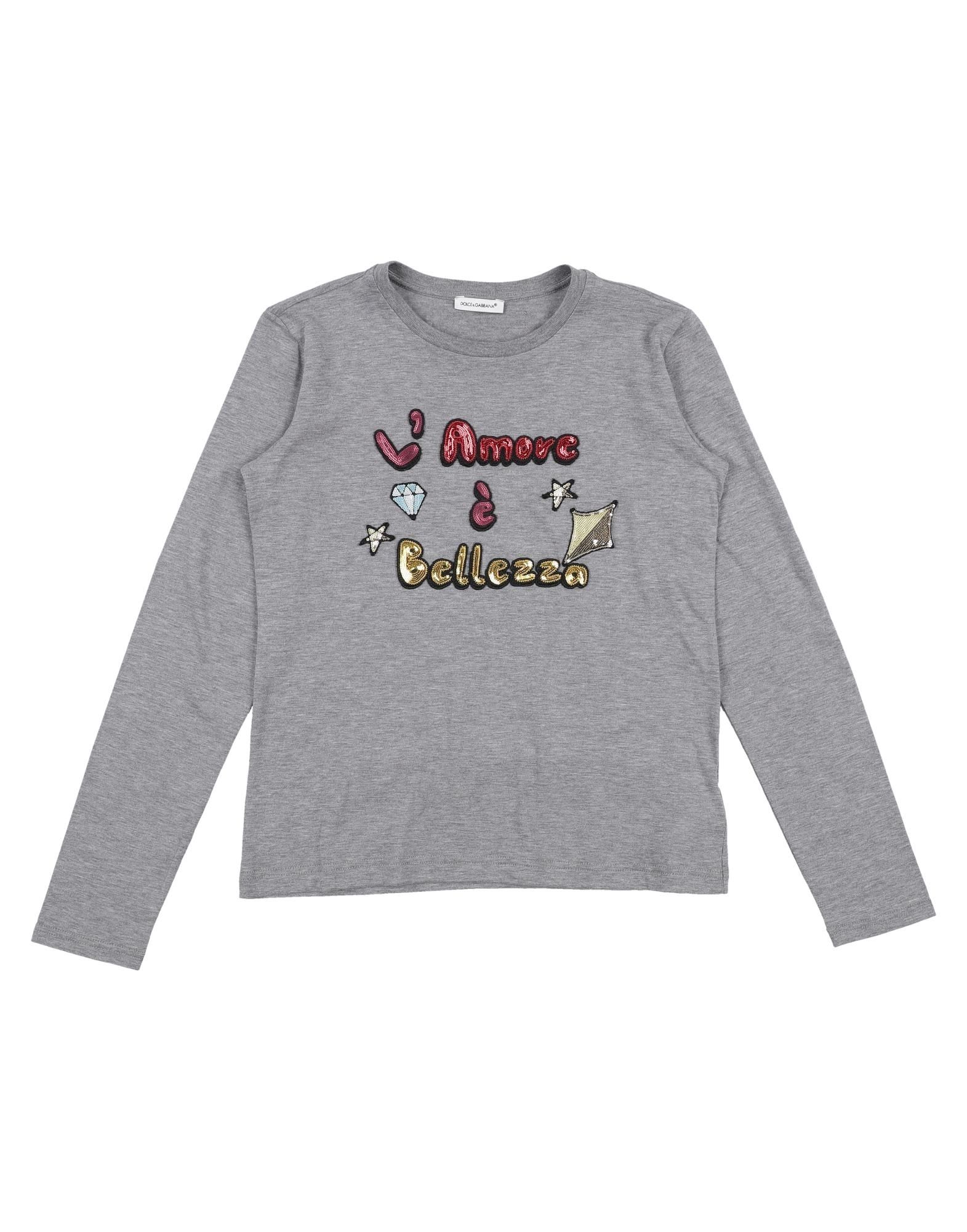 DOLCE&GABBANA T-shirts Kinder Grau von DOLCE&GABBANA