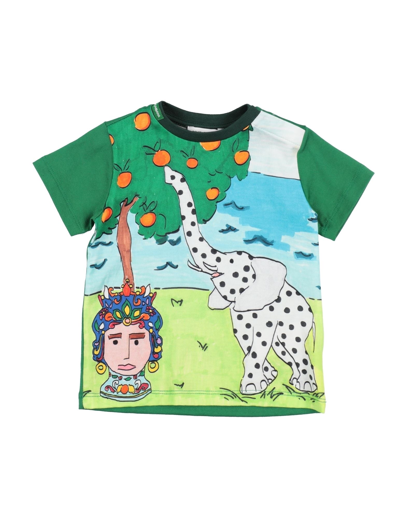 DOLCE&GABBANA T-shirts Kinder Grün von DOLCE&GABBANA